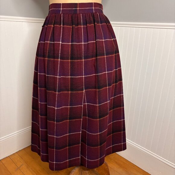 Yves Saint Laurent Rive Gauche Vintage Wool Skirt size 38 Made in France - Picture 3 of 6